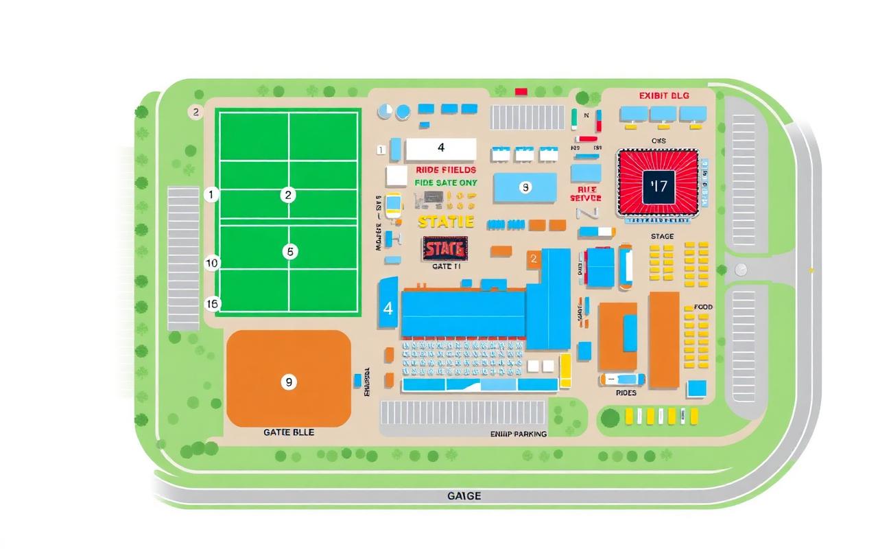 Fairgrounds map